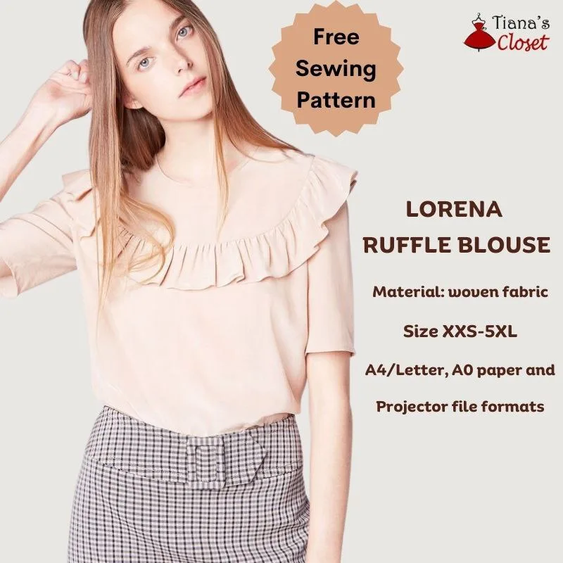 Женская блузка Lorena, XXS-5XL