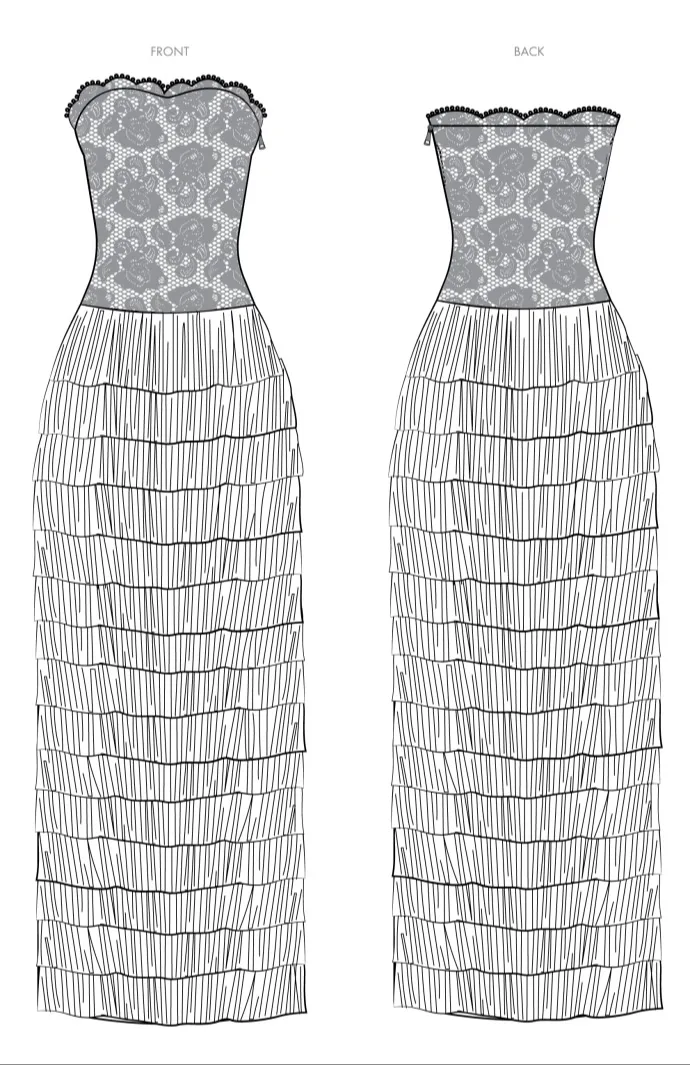 Платье «The Lumiere Strapless» 00-32 US — лист 3