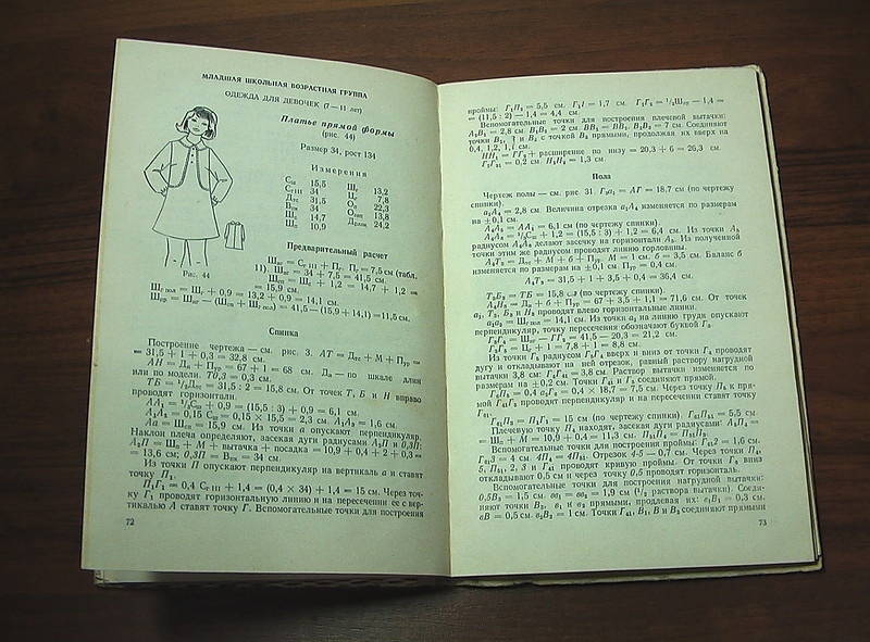 Книга «Раскрой детской одежды», А. П. Грищенко, 1976 — лист 5