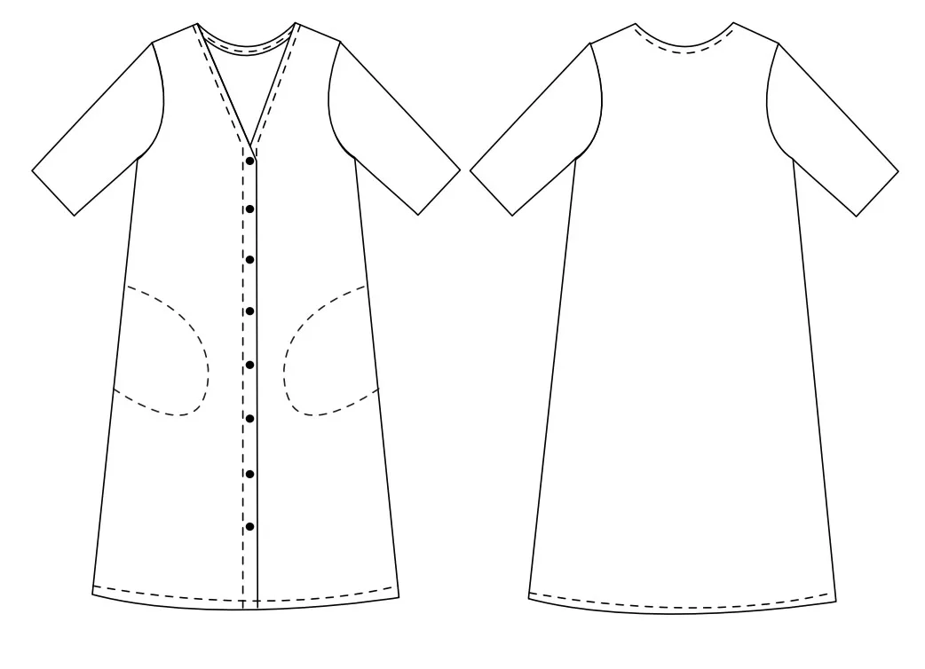Платье-рубашка и туника-блуза XS-XL — лист 2