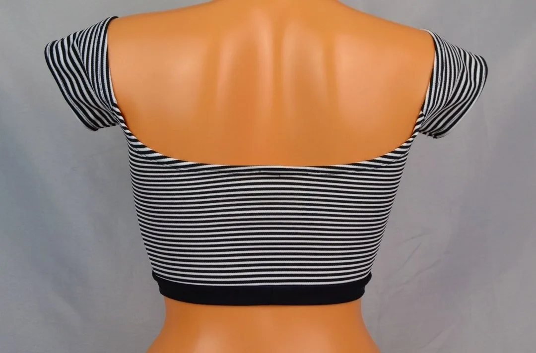 Женский кроп-топ «Bella» с открытыми плечами, XS-XXL — лист 2